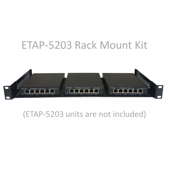 Rack Mount Kit for ETAP-5203 Gigabit Copper Network Taps