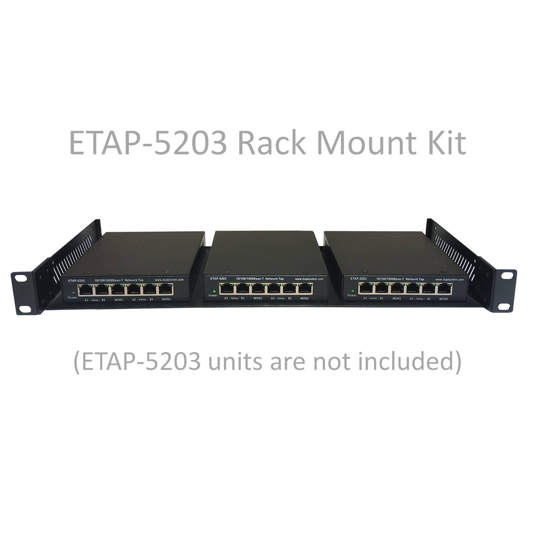 Rack Mount Kit for ETAP-5203 Gigabit Copper Network Taps