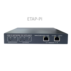 Front View: ETAP-PI Raspberry Pi Network TAP Appliance