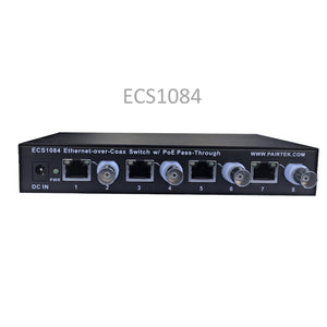 Ethernet-over-Coax Switch w/ PoE Pass-Through – Dualcomm