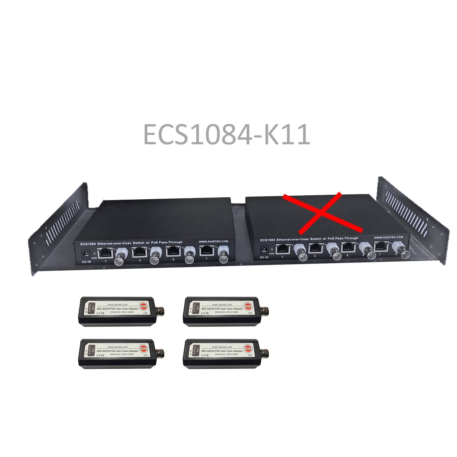 Coex Switch Ethernet-over-Coax Switch w/ PoE Pass-Through – Dualcomm