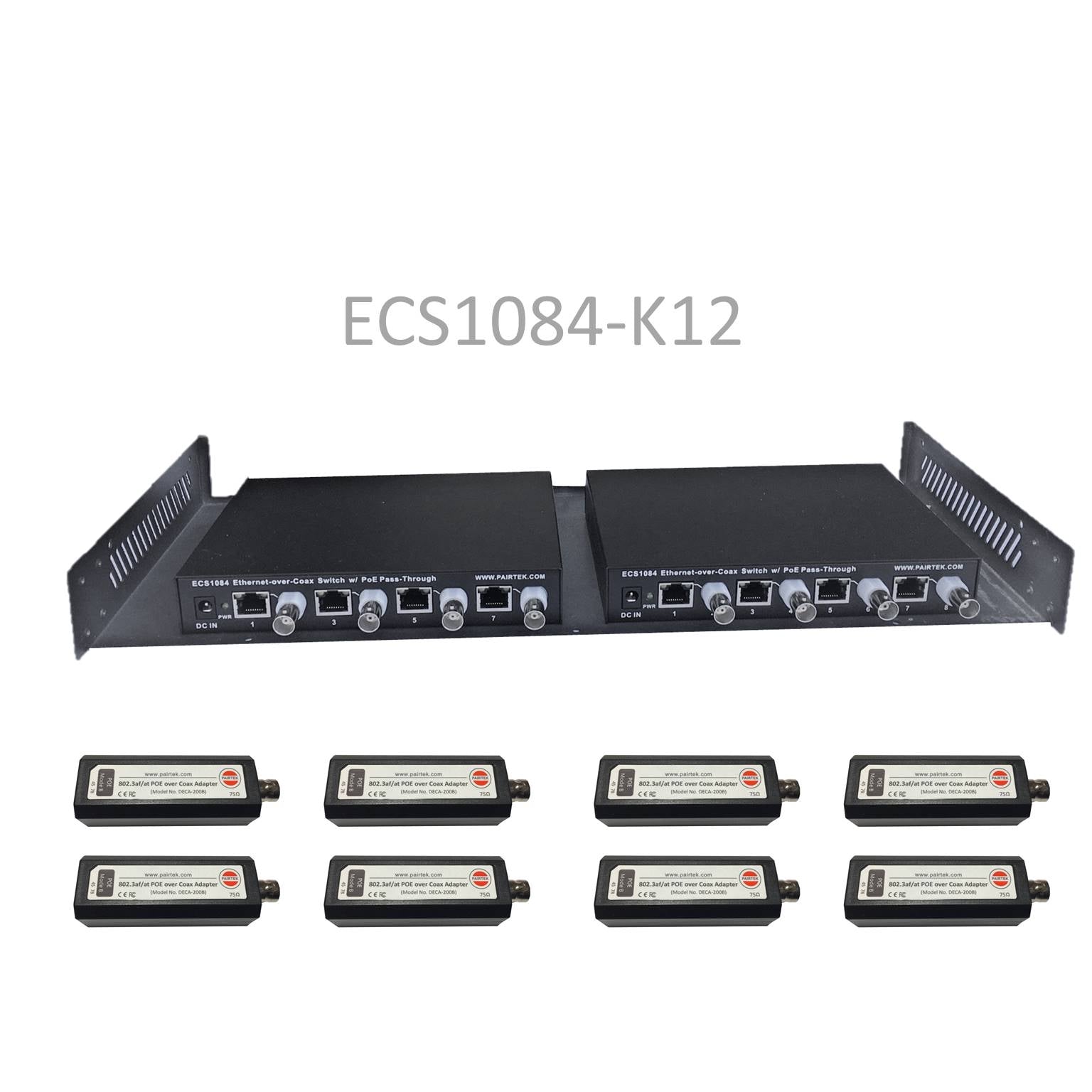 Coex Switch Ethernet-over-Coax Switch w/ PoE Pass-Through – Dualcomm