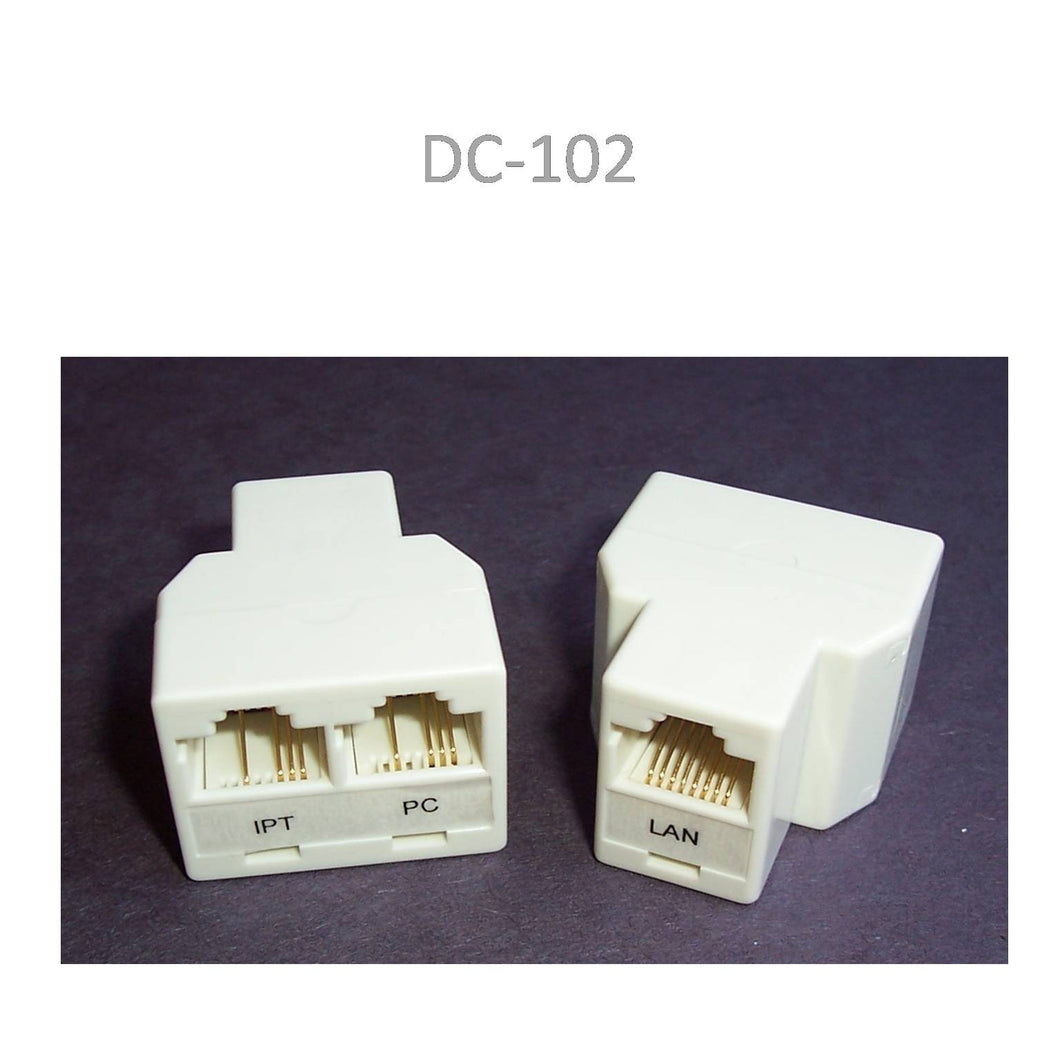 PoE RJ45 Splitter Kit for Ethernet Cable Sharing