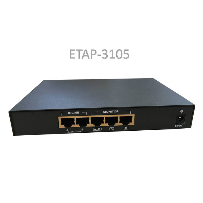 ETAP-3105 Failsafe 10/100/1000Base-T Ethernet Network Regeneration Tap